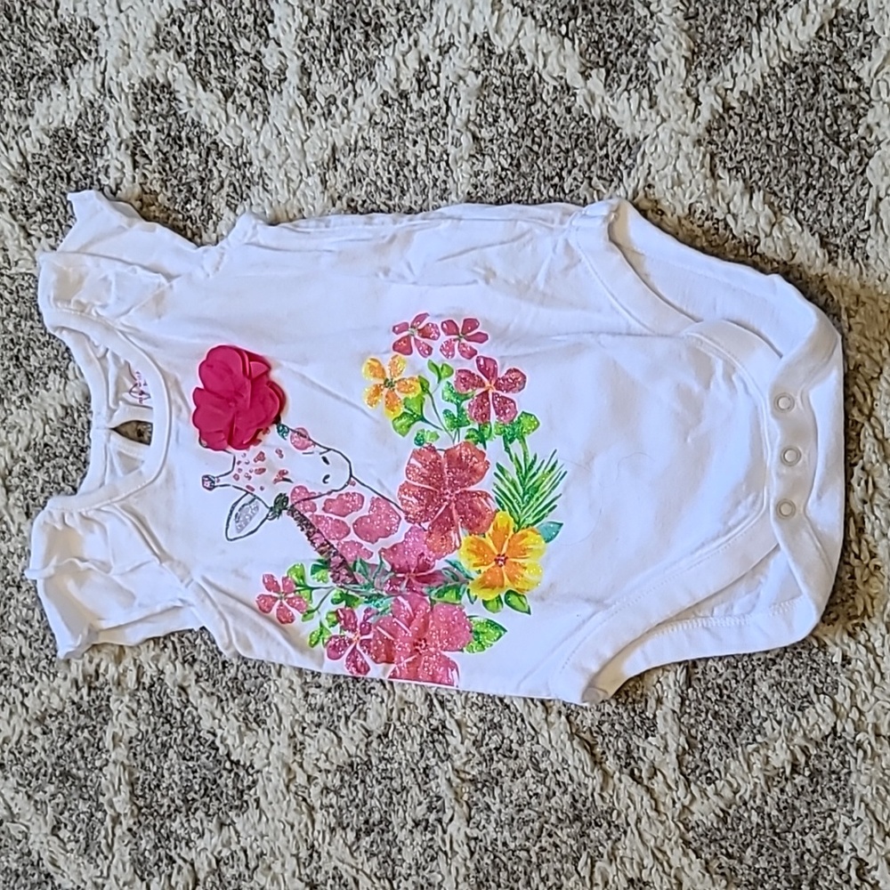 20 for $10 - The Children's Place Girls Giraffe Sleeveless Onesie